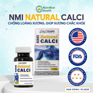Thực phẩm bảo vệ sức khỏe NMI Natural Calci
