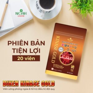 Thực phẩm Bảo vệ sức khỏe Biken Kinase Gold (20 viên gói)